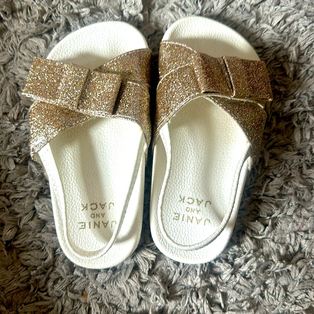 NWOT janie and jack sandal. Tried on, never worn.